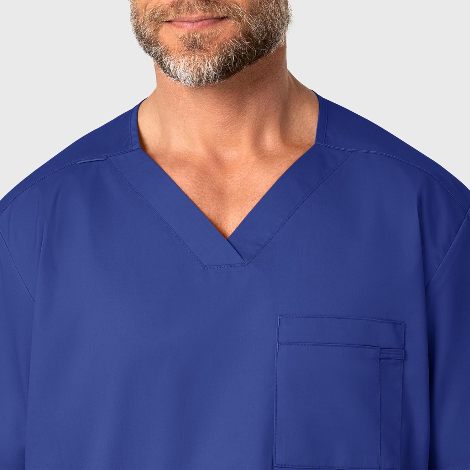 image:imageWonderWink Mens Big Wonderwork Big Mens V Neck Scrub TopGalaxy Blue