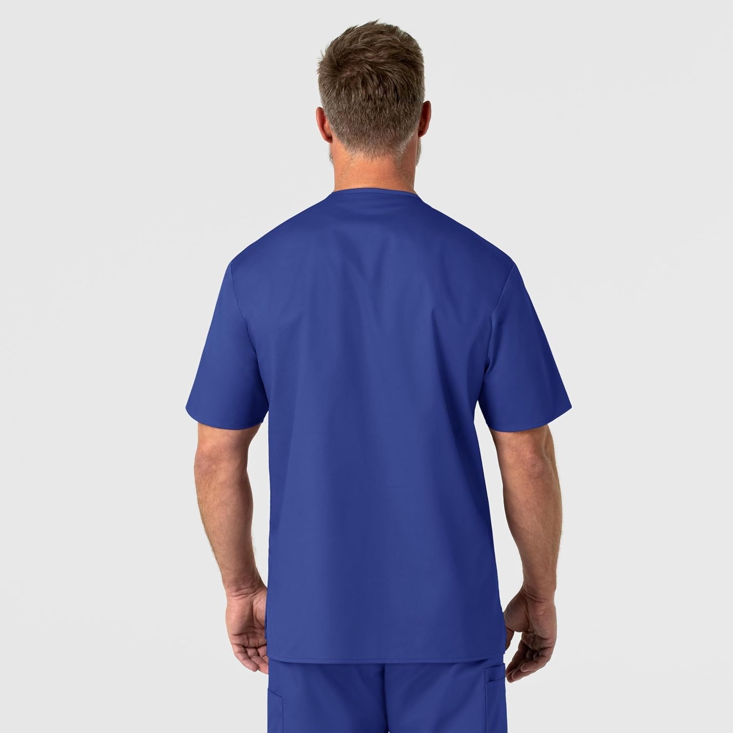 image:imageWonderWink Mens Big Wonderwork Big Mens V Neck Scrub TopGalaxy Blue