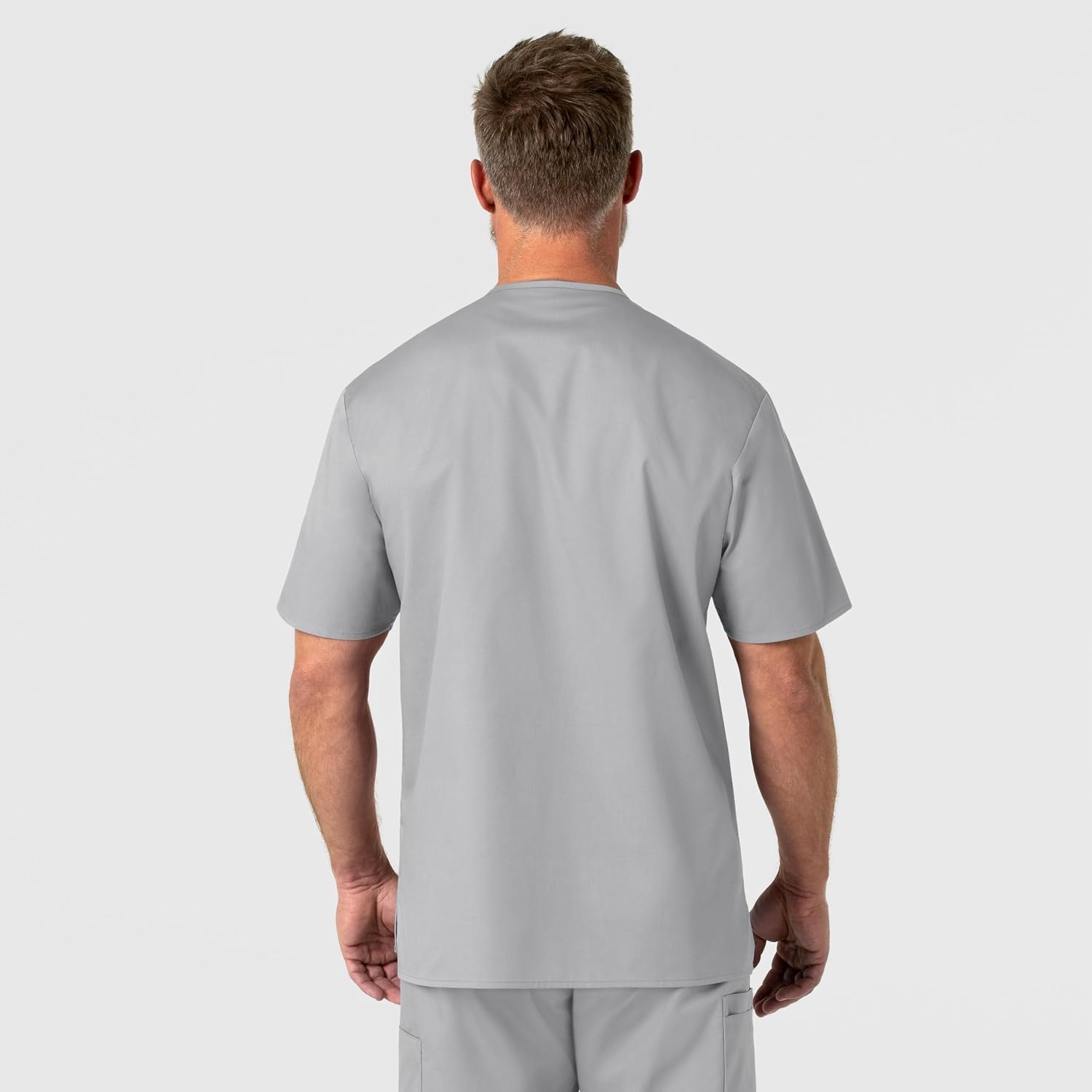 image:imageWonderWink Mens Big Wonderwork Big Mens V Neck Scrub TopGrey