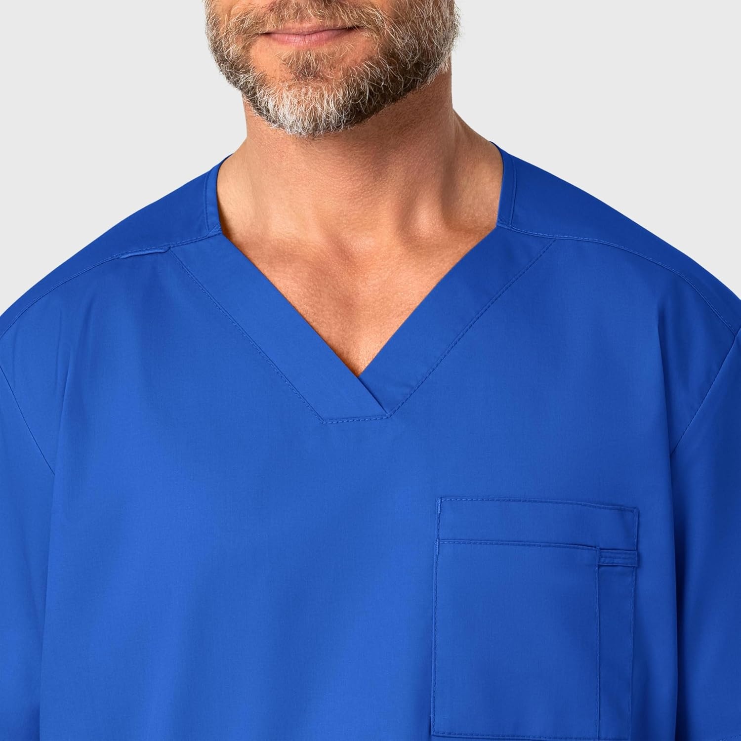 image:imageWonderWink Mens Big Wonderwork Big Mens V Neck Scrub TopRoyal