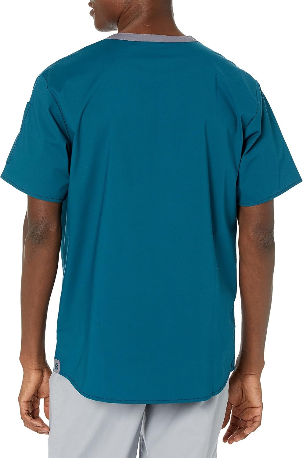 image:imageWonderWink Mens Wonderflex Honor Scrub TopCaribbean