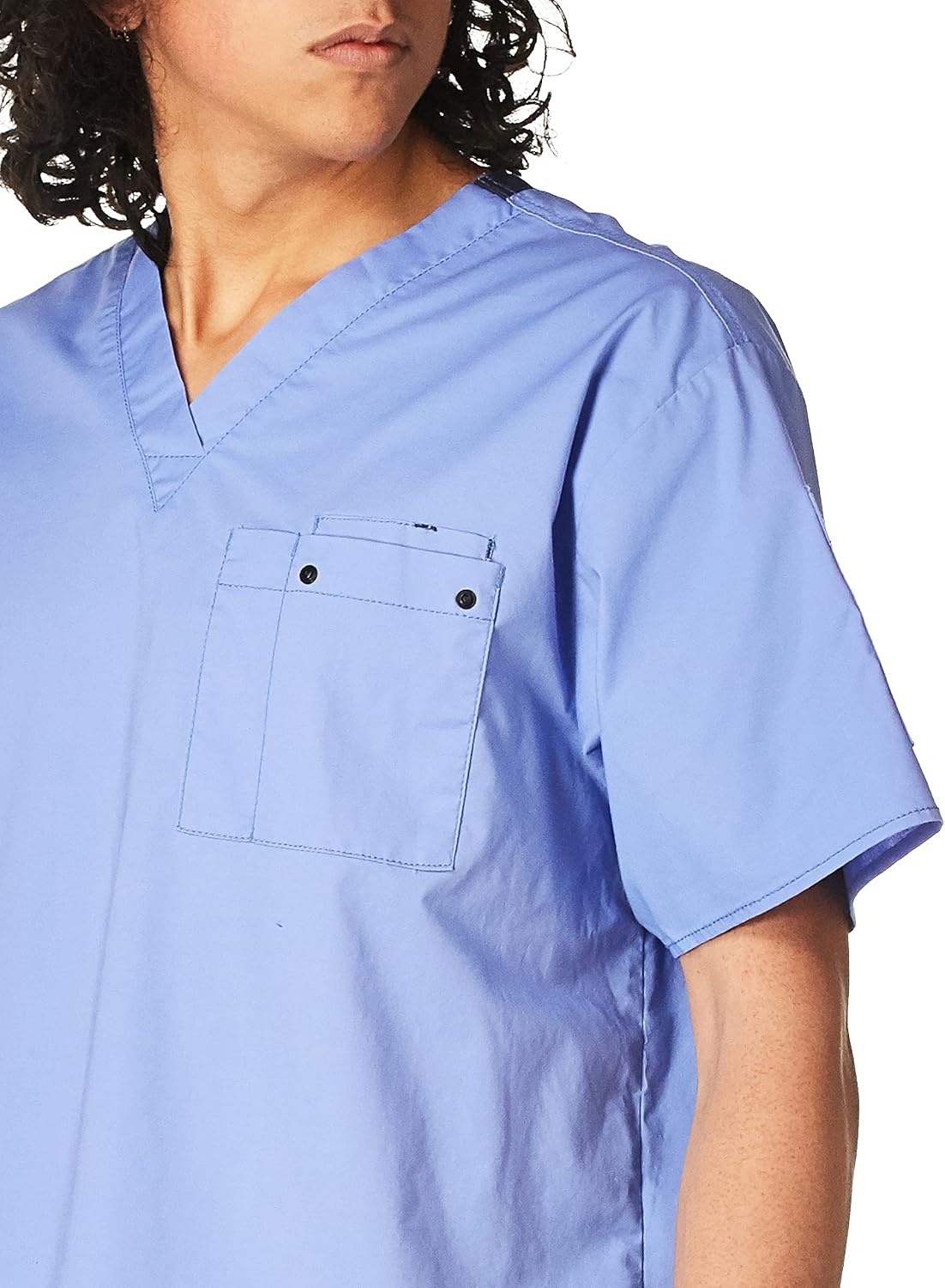 image:imageWonderWink Mens Wonderflex Honor Scrub TopCeil Blue