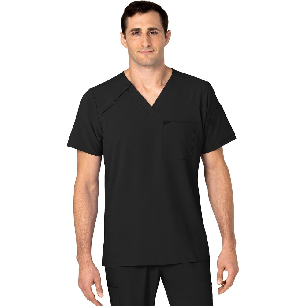image:imageWINK Mens Scrub TopBlack