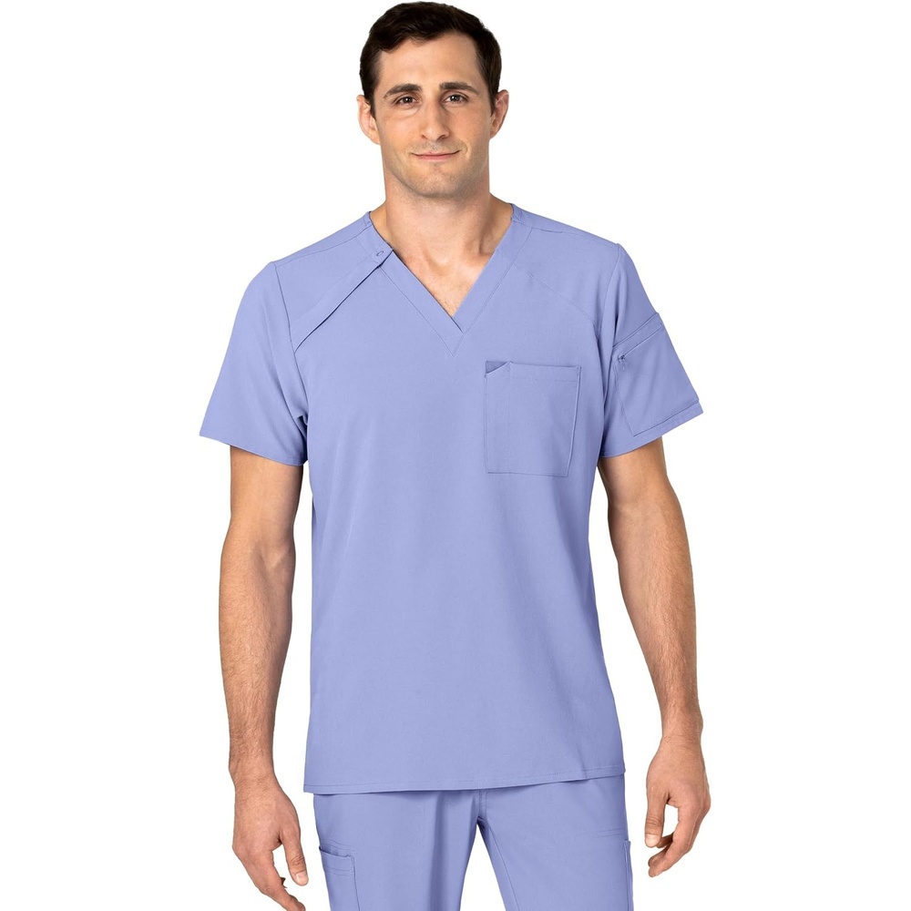 image:imageWINK Mens Scrub TopCeil Blue