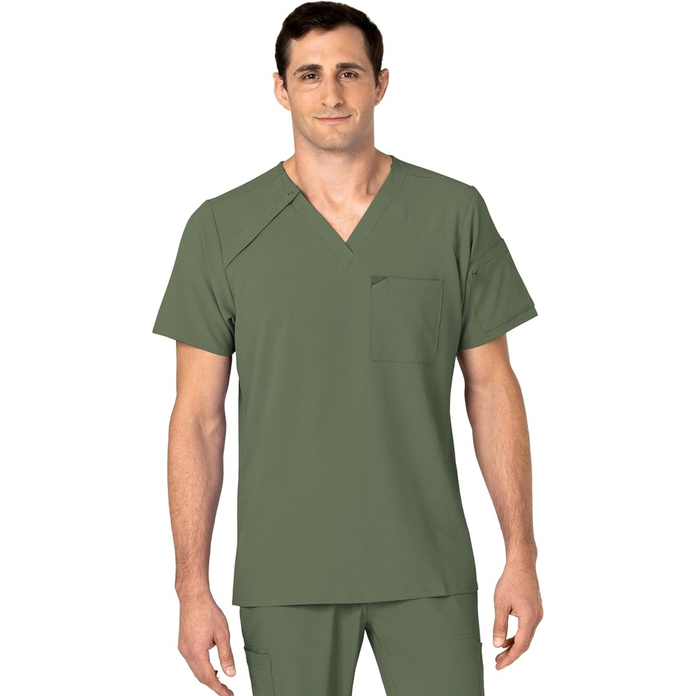 image:imageWINK Mens Scrub TopOlive