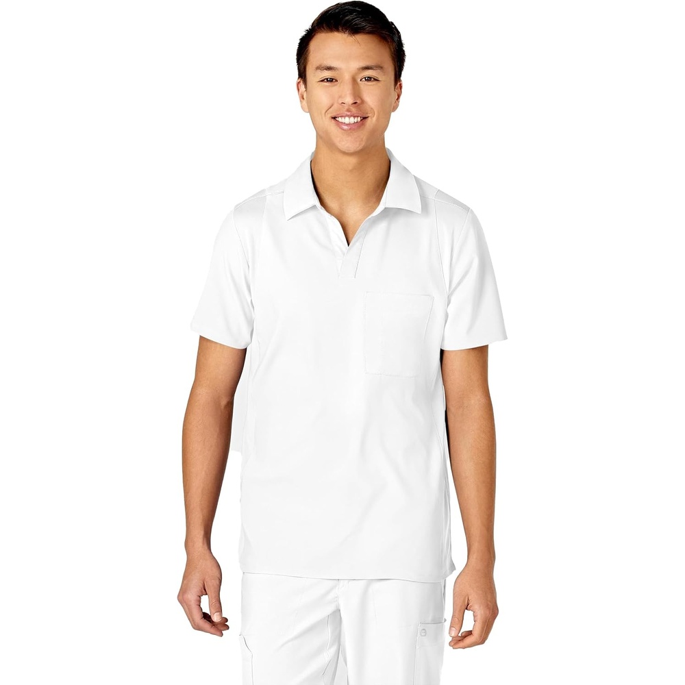 image:imageWINK Mens Scrub TopWhite