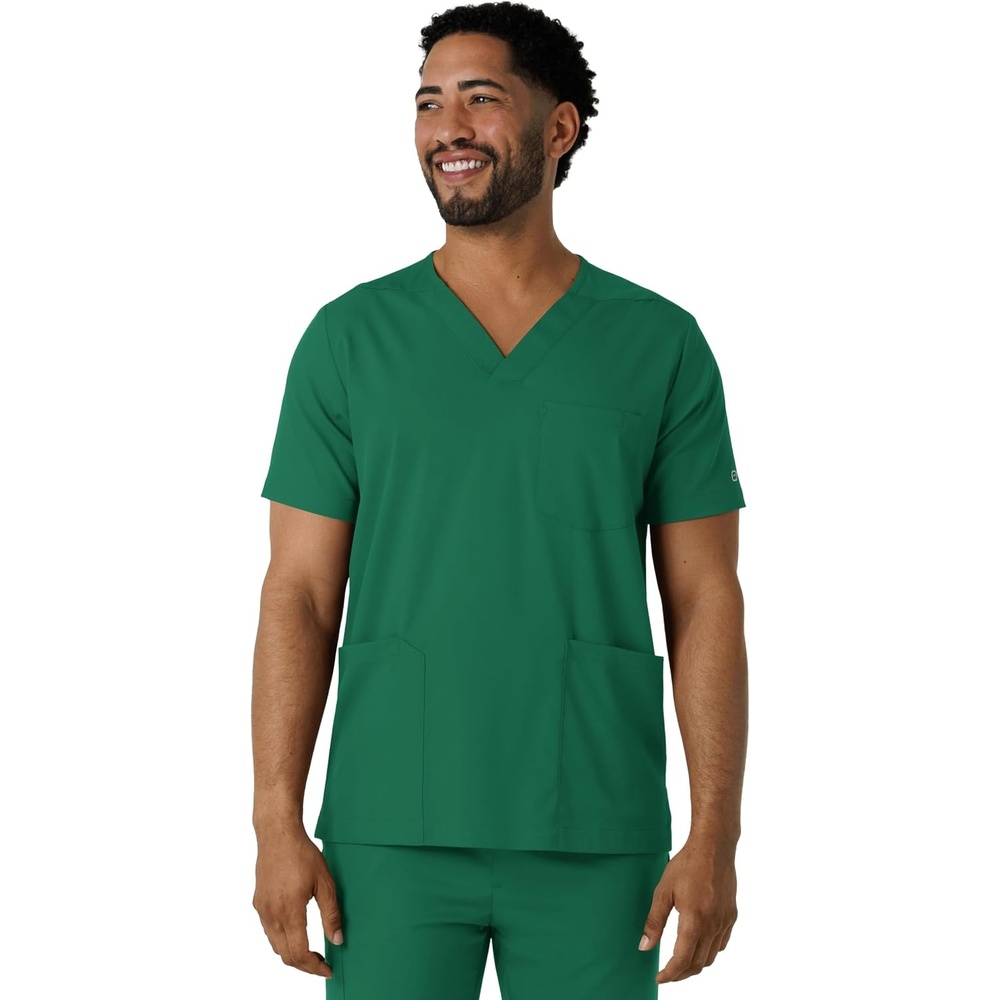 image:imageWink Boundless Mens Multi Pocket VNeck Scrub TopHunter