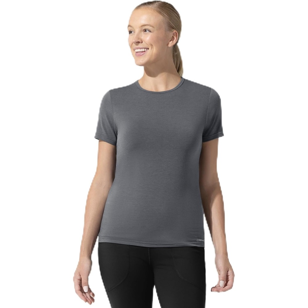 image:imageWink Layers Womens Short Sleeve Essential TeePewter