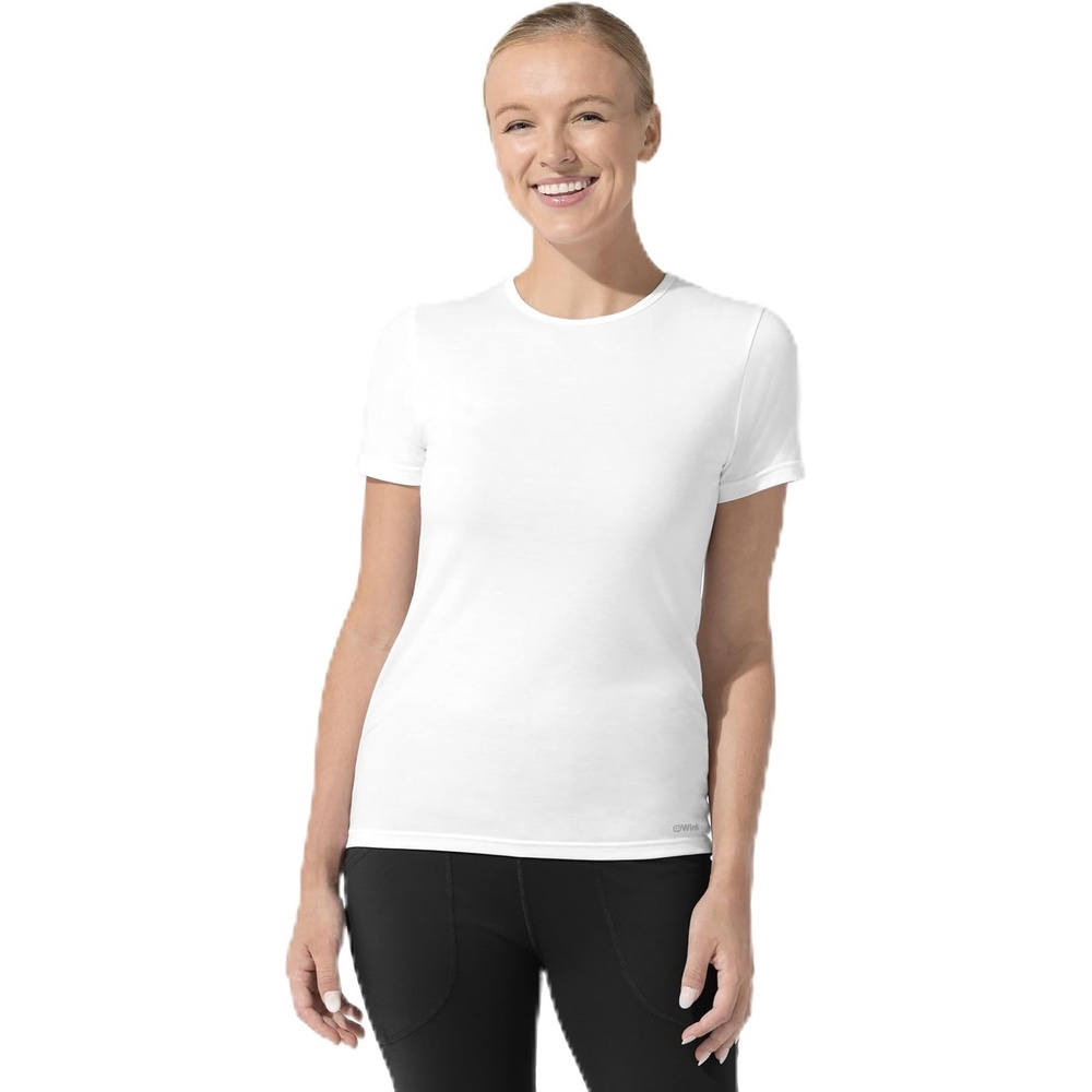 image:imageWink Layers Womens Short Sleeve Essential TeeWhite