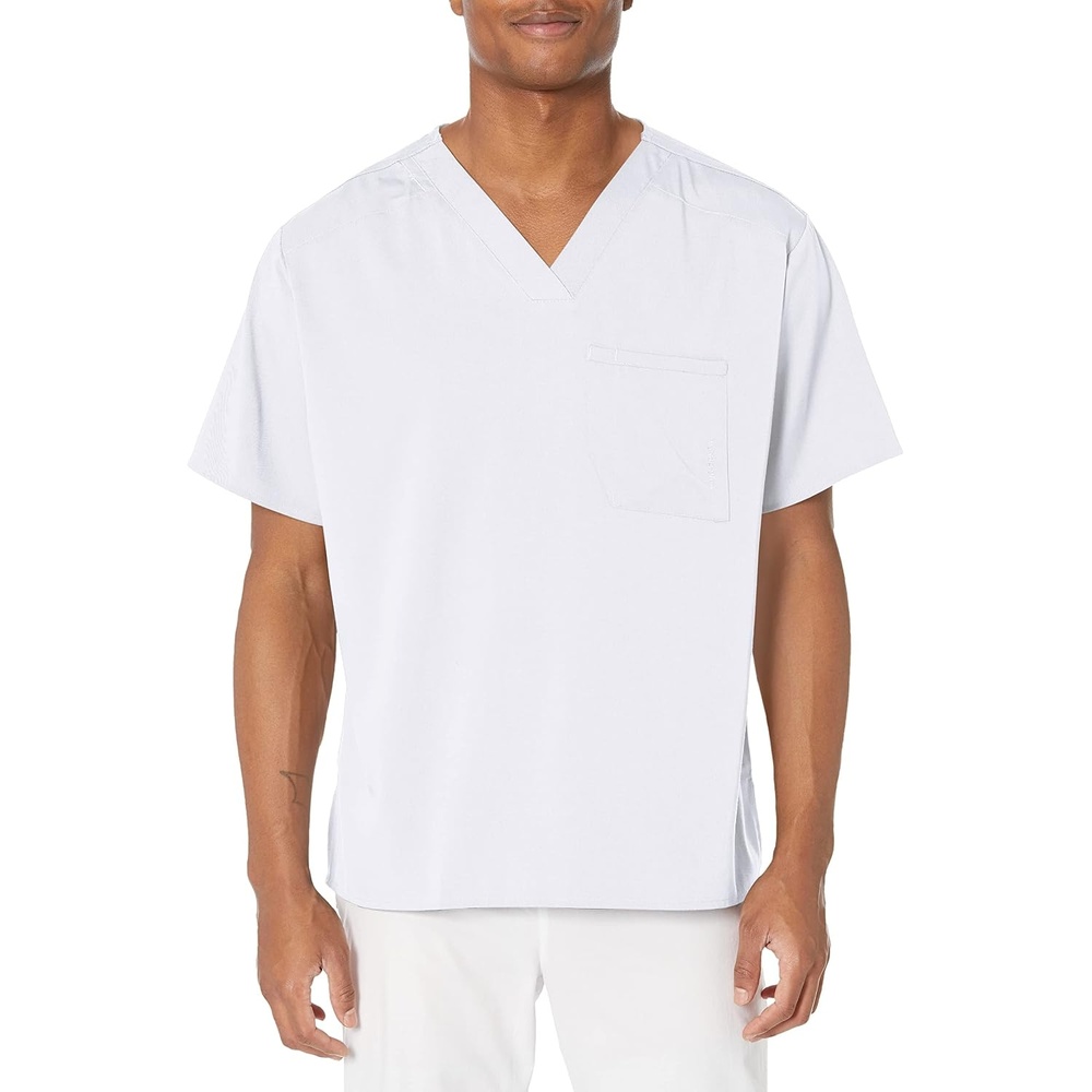 image:imageWink Mens Mens VNeck Scrub TopWhite