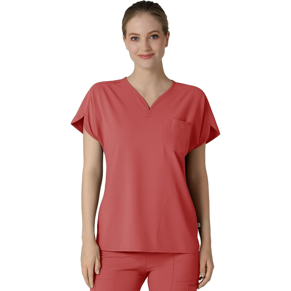 image:imageWink Renew Womens Dolman Scrub TopMineral Red