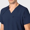 WINK Mens Scrub Top(Navy)
