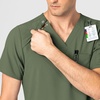 WINK Mens Scrub Top(Olive)