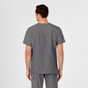WINK W123 Men’s V-Neck Scrub Top(Charcoal Heather)