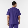 WINK W123 Men’s V-Neck Scrub Top(Grape)