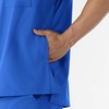 WINK W123 Men’s V-Neck Scrub Top(Royal)