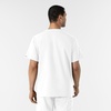 WINK W123 Men’s V-Neck Scrub Top(White)