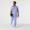 Wink Boundless Men’s Multi Pocket V-Neck Scrub Top(Ceil Blue)