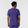 Wink Boundless Men’s Multi Pocket V-Neck Scrub Top(Grape)