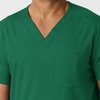 Wink Boundless Men’s Multi Pocket V-Neck Scrub Top(Hunter)