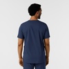 Wink Boundless Men’s Multi Pocket V-Neck Scrub Top(Navy)