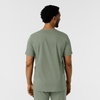 Wink Boundless Men’s Multi Pocket V-Neck Scrub Top(Sage)