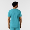 Wink Boundless Men’s Multi Pocket V-Neck Scrub Top(Teal)