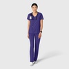 Wink Boundless Women’s 2-Pocket V-Neck Scrub Top(Grape)