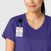 Wink Boundless Women’s 2-Pocket V-Neck Scrub Top(Grape)
