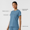 Wink Boundless Women’s Classic Scrub Tee(Pacific Blue)