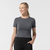 Wink Layers Women’s Short Sleeve Essential Tee(Pewter)