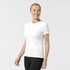 Wink Layers Women’s Short Sleeve Essential Tee(White)