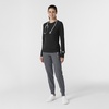 Wink Layers Women’s Watch Window Long Sleeve Underscrub Top(Black)