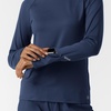 Wink Layers Women’s Watch Window Long Sleeve Underscrub Top(Navy)