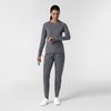 Wink Layers Women’s Watch Window Long Sleeve Underscrub Top(Pewter)