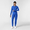 Wink Layers Women’s Watch Window Long Sleeve Underscrub Top(Royal)