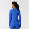 Wink Layers Women’s Watch Window Long Sleeve Underscrub Top(Royal)