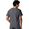 Wink Men’s Men’s Colorblock Scrub Top(Pewter)