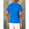 Wink Men’s Men’s Colorblock Scrub Top(Royal)
