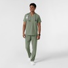 Wink Men’s Men’s V-Neck Scrub Top(Sage)