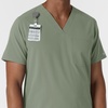 Wink Men’s Men’s V-Neck Scrub Top(Sage)