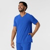Wink Renew Men’s V-Neck 5 Pocket Scrub Top(Royal)