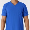 Wink Renew Men’s V-Neck 5 Pocket Scrub Top(Royal)
