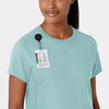 Wink Renew Women’s Flex-n-Reach Crew Neck Scrub Top(Coastal Blue)
