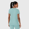 Wink Renew Women’s Flex-n-Reach Crew Neck Scrub Top(Coastal Blue)