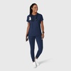 Wink Renew Women’s Flex-n-Reach Crew Neck Scrub Top(Navy)