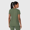 Wink Renew Women’s Flex-n-Reach Crew Neck Scrub Top(Olive)
