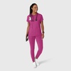 Wink Renew Women’s Flex-n-Reach Crew Neck Scrub Top(Raspberry)