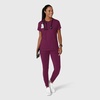 Wink Renew Women’s Flex-n-Reach Crew Neck Scrub Top(Wine)