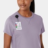 Wink Renew Women’s Flex-n-Reach Crew Neck Scrub Top(Wisteria)
